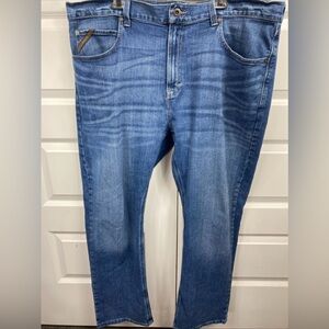 Ariat M2 Legacy Jeans Mens 42x32 Blue Traditional Relaxed Boot Medium Wash Denim